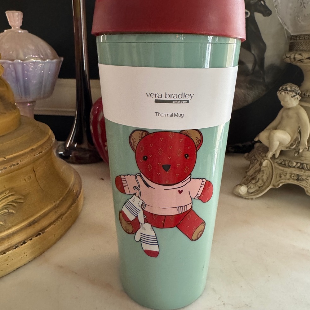 Vera Bradley 16 oz. Toasty Teddies Thermal Mug – New